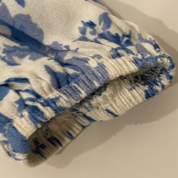 Reformation Reign Top Long Sleeve Floral Print Shirt Size 2 - Picture 8 of 13